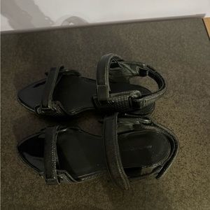 Alexander Wang dad’s style leather sandals